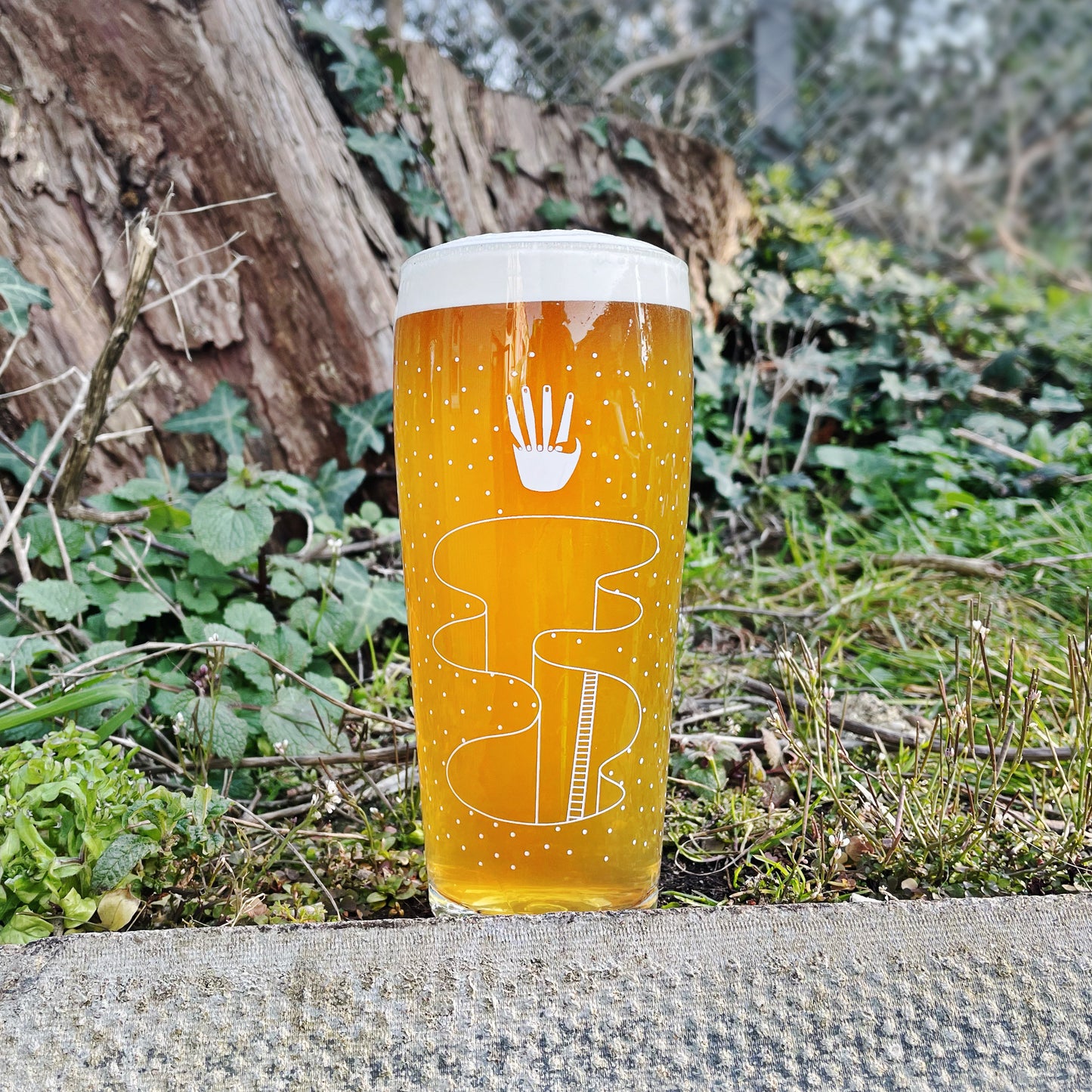 Hand Brew Co Pint Glass