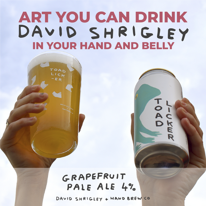 David Shrigley x Hand Brew Co Toadlicker Pint Glass