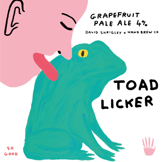 Toadlicker Grapefruit Pale Ale 4% - David Shrigley Collab