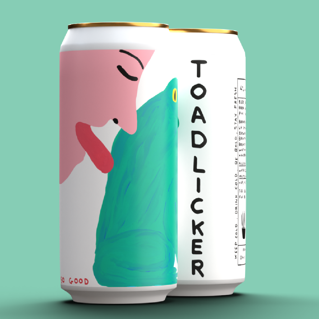 Toadlicker Grapefruit Pale Ale 4% - David Shrigley Collab - BACK SOON!